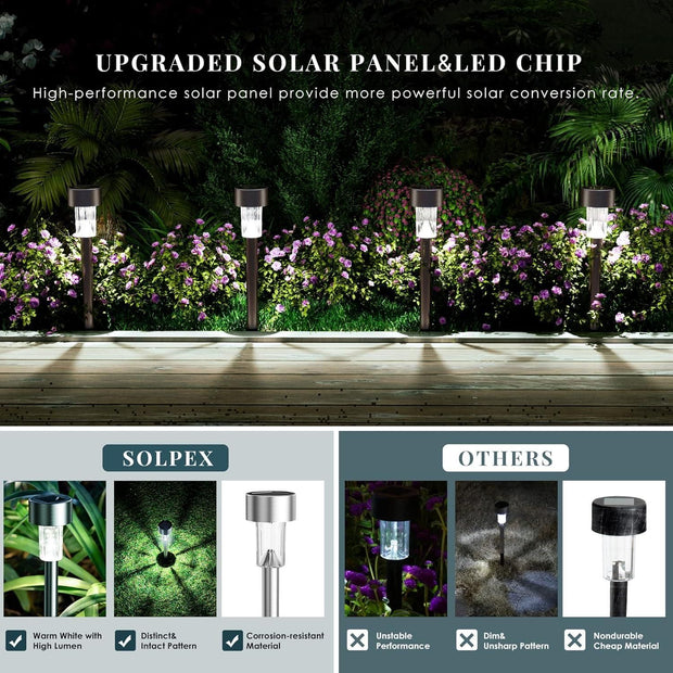 Solar Pathway Led Lights For Outdoor (Packof 1)