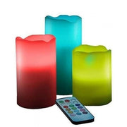 Decorative Flameless LED Pillar Luma Candle Lamp