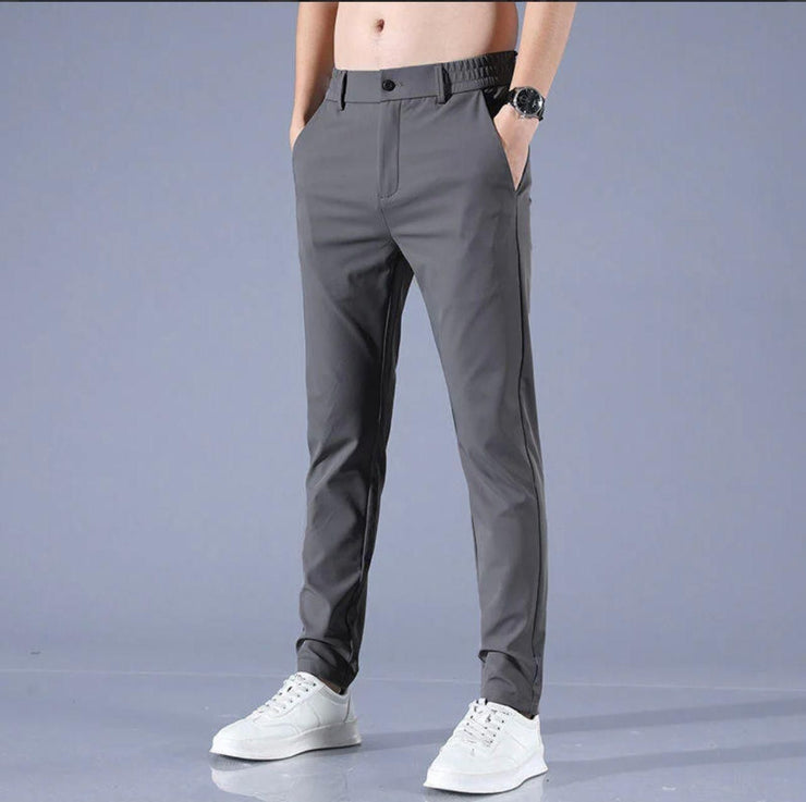 Men's Lycra Button Trackpant