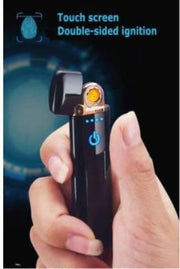 Touch Lighter Waterproof Rechargeable Electric Lighter Battery Indication Touch Screen Sensor Lighter